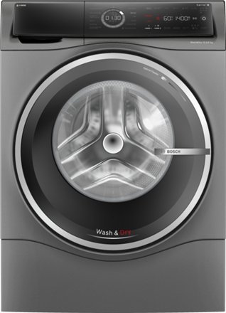 Pralko-suszarka Bosch Bosch | Washing Machine | WNC254ARSN | Energy efficiency class A/D | Front loading | Washing capacity 10.5 kg | 1400 RPM | Depth 62.2 cm | Width 59.8 cm | LED | Drying system | Drying capacity 6 kg | Steam function | Dosage assistant 1