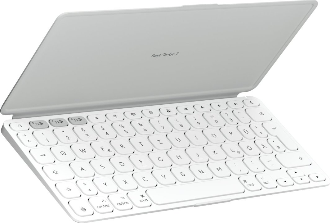 Klawiatura Logitech Logitech Keyboard 920-013005 / Keys-To-Go 2 für iPad Light gray 1