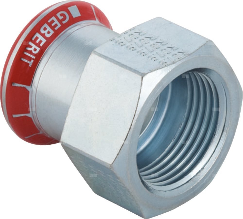 Geberit Mapress C-Stahl FKM - Złączka przejściowa z gw.wewn. d28-Rp1/2  [1] 1