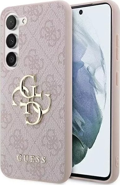 Guess Guess GUHCS23FE4GMGPI S711 S23 FE różowy/pink hardcase 4G Big Metal Logo