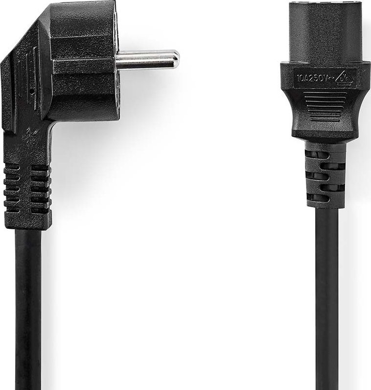 Kabel zasilający Nedis Nedis CEGL10000BK30 kabel zasilające Czarny 3 m CEE7/7 C13 panel 1