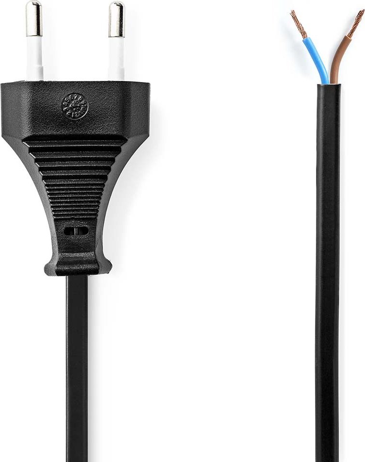 Kabel zasilający Nedis Nedis CEGL11700BK30 kabel zasilające Czarny 3 m Wtyczka zasilająca typu C 1