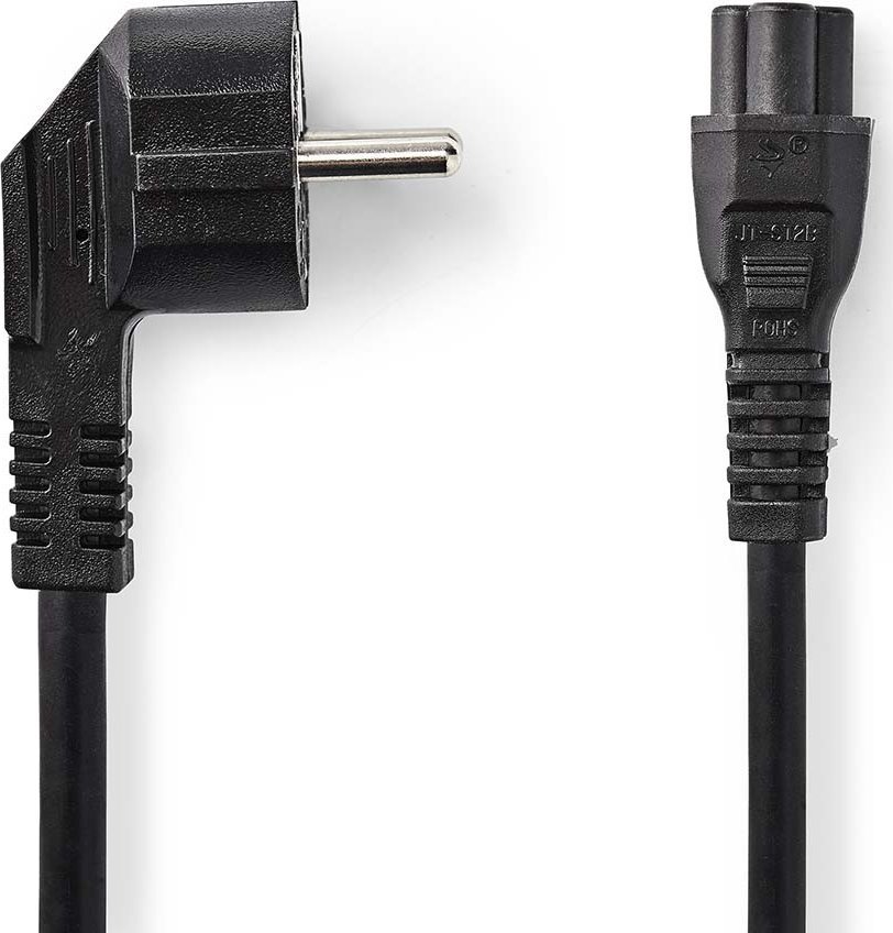 Kabel zasilający Nedis Nedis CEGL10100BK50 kabel zasilające Czarny 5 m CEE7/7 C5 panel 1