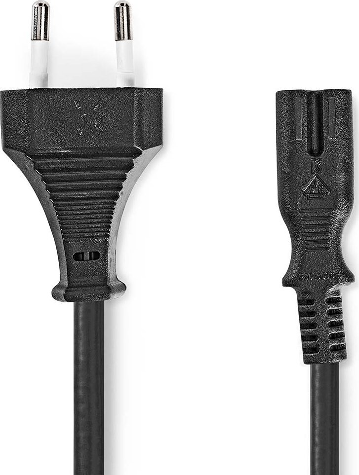 Kabel zasilający Nedis Nedis CEGL11042BK20 kabel zasilające Czarny 2 m Wtyczka zasilająca typu C IEC 320 1