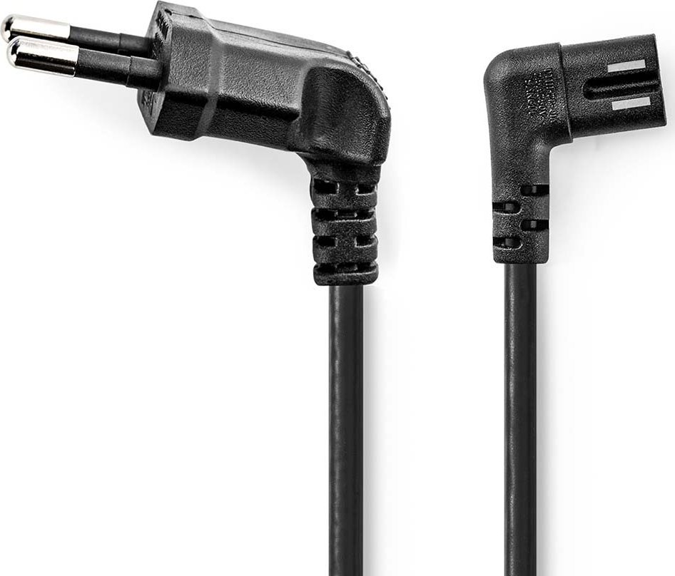 Kabel zasilający Nedis Nedis CEGL11055BK50 kabel zasilające Czarny 5 m IEC C7 1