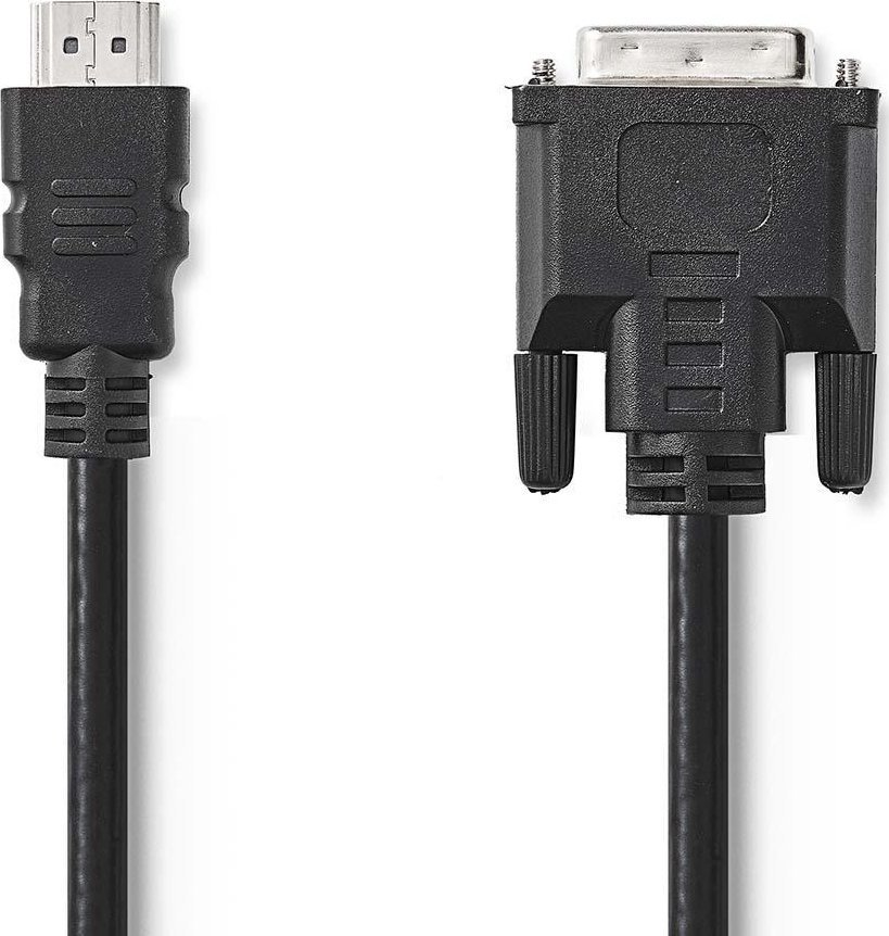 Adapter AV Nedis Nedis CCGB34800BK30 zmieniacz płci / kabli HDMI DVI-D 24+1 Czarny 1