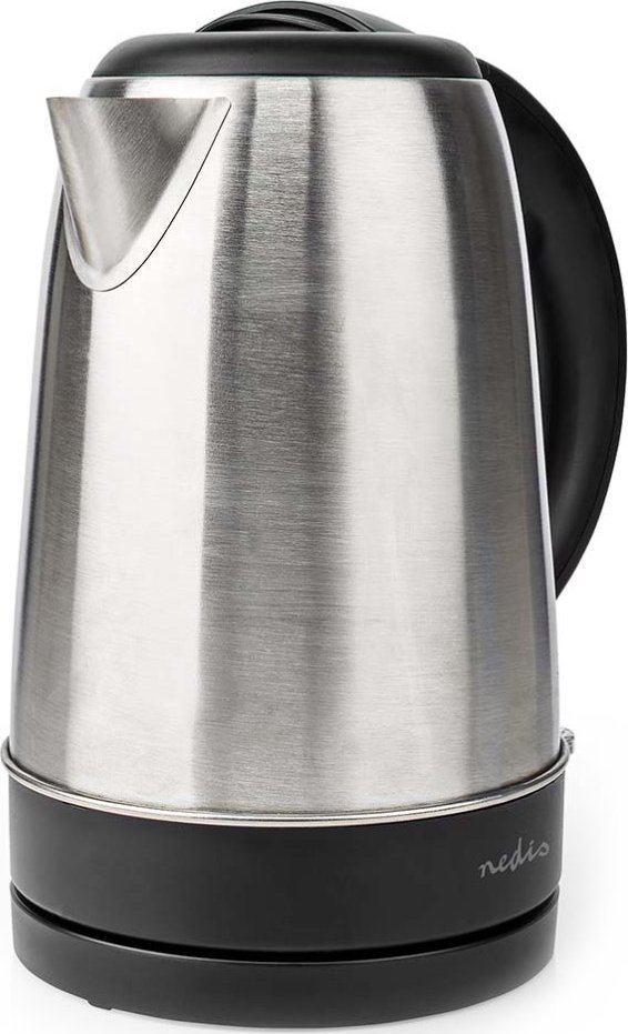 Czajnik Nedis Nedis KAWK340EAL czajnik elektryczny 1,7 l 2200 W Aluminium, Czarny 1