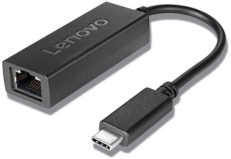 Adapter USB Lenovo Adapter USB-C - RJ45 Czarny  (4X90L66917)