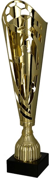Victoria Sport Puchar metalowy złoty - piłka nożna 1