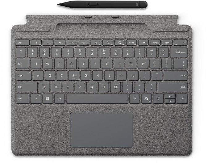 Klawiatura Microsoft Microsoft - Tastatur - mit Touchpad, Beschleunigungsmesser, Surface Slim Pen 2 Ablage- und Ladeschale - mit Slim Pen 2 1