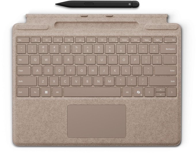 Klawiatura Microsoft Microsoft - Tastatur - mit Touchpad, Beschleunigungsmesser, Surface Slim Pen 2 Ablage- und Ladeschale - mit Slim Pen 2 1