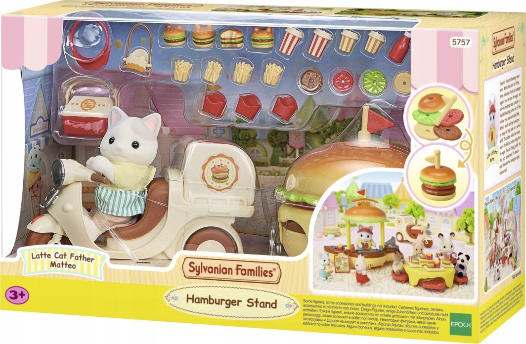 Epoch SYLVANIAN Obwoźna restaur.z hamburger..05757 57575 - Figurka