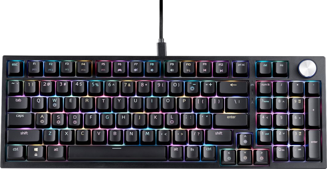 Klawiatura ADATA ADATA XPG klávesnice Sorcerer 96%, Mechanická, Red Switch, Drátová, USB-C, US 1