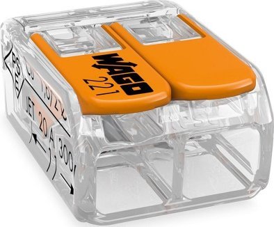 Szybkozłączka WAGO COMPACT 2x4mm² 100-sztuk (221-412) 1