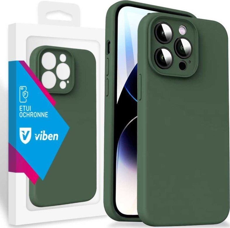 Viben VIBEN Etui Obudowa Liquid iPhone 14 Pro - 6,1" : Kolor - zielony 1