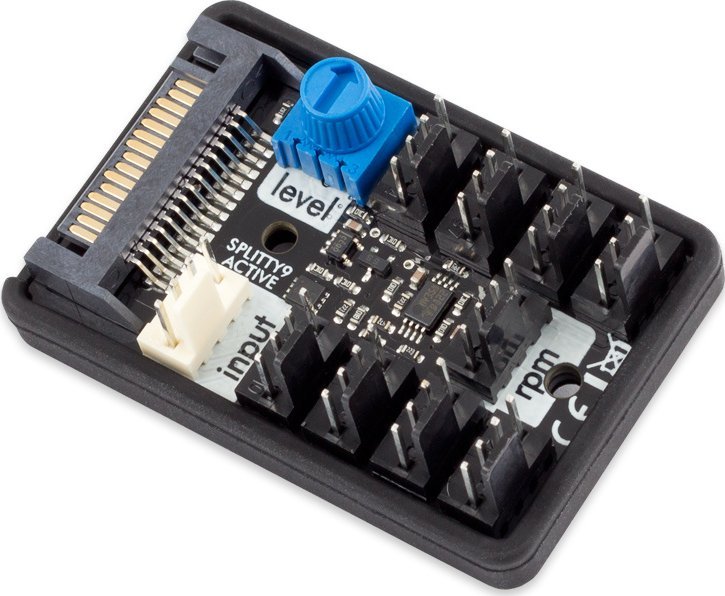 Wentylator Aqua Computer aqua computer SPLITTY9 ACTIVE - aktiver Splitter für bis zu 9 PWM-Lüfter 1