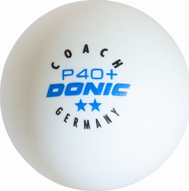 Donic Table tennis ball DONIC P40+  Coach 2 star 120 pcs White 1