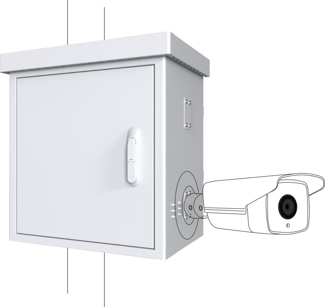 Lanview Maxi Radius Pole Mounted CCTV