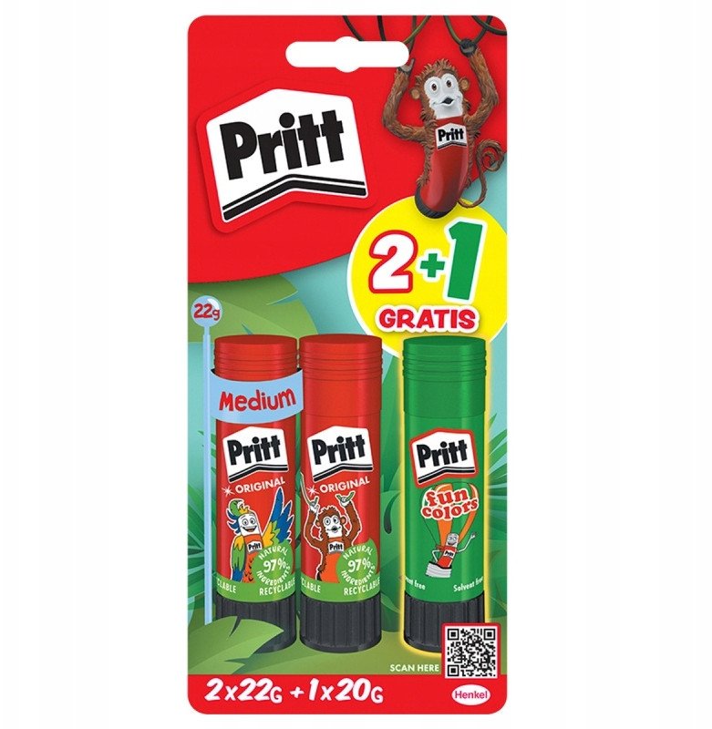 Pritt Pritt Klebestift 2+1 22g BTS2024 Abenteuer in der Natur 1