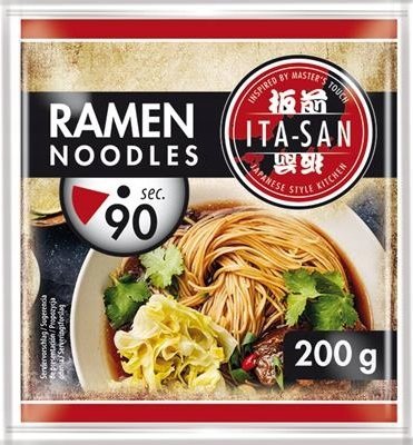 ITA-SAN ITA-SAN Makaron Ramen Japoński Świeży Noodles 90 sekund 200g 1