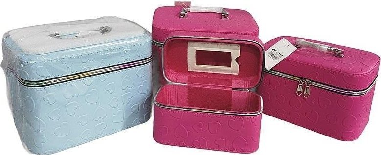 Adar Kuferek M z lusterkiem na zamek 21x14x13cm MIX 1