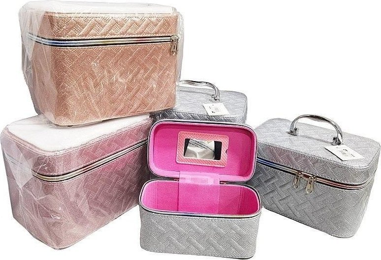 Adar Kuferek M z lusterkiem na zamek 21x14x13cm MIX 1