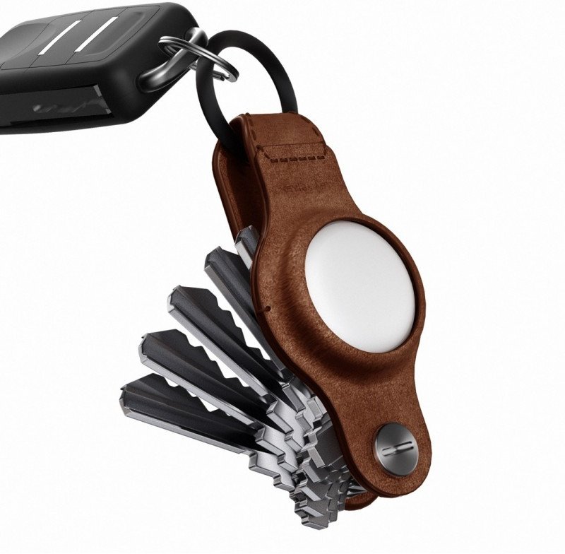 STATIK Organizer do kluczy KeySmart Air Leather - Rustic Brown (KS040-BRN-LEA) 1