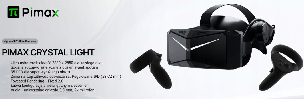 その他 pimax crystal light PIMAX Crystal Light & Controllers • cena • opinie | Sklep