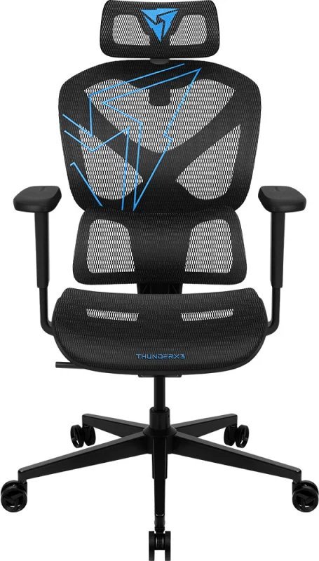 Fotel ThunderX3 ThunderX3 YTC-Mesh Gaming Stuhl - schwarz/blau 1