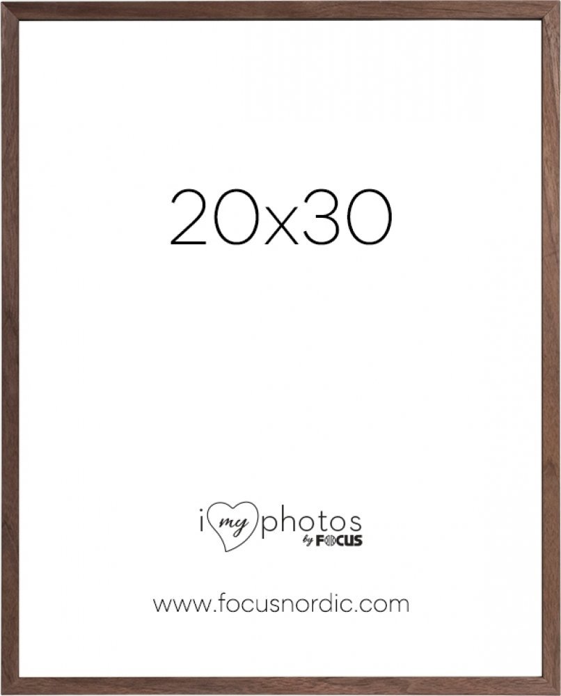Ramka Focus Focus Rock Walnut veneer 20X30 1