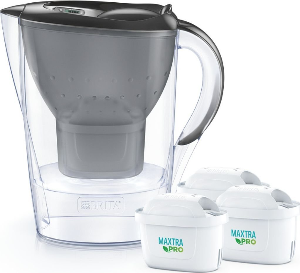 Dzbanek filtrujący Brita Brita starter kit Marella graphite incl. 3 Maxtra 1