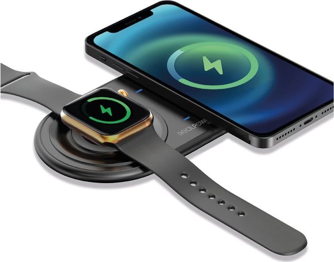 Ładowarka Triton RealPower ChargeAIR Duo Smartfon, Smartwatch Czarny USB Wewnętrzna 1