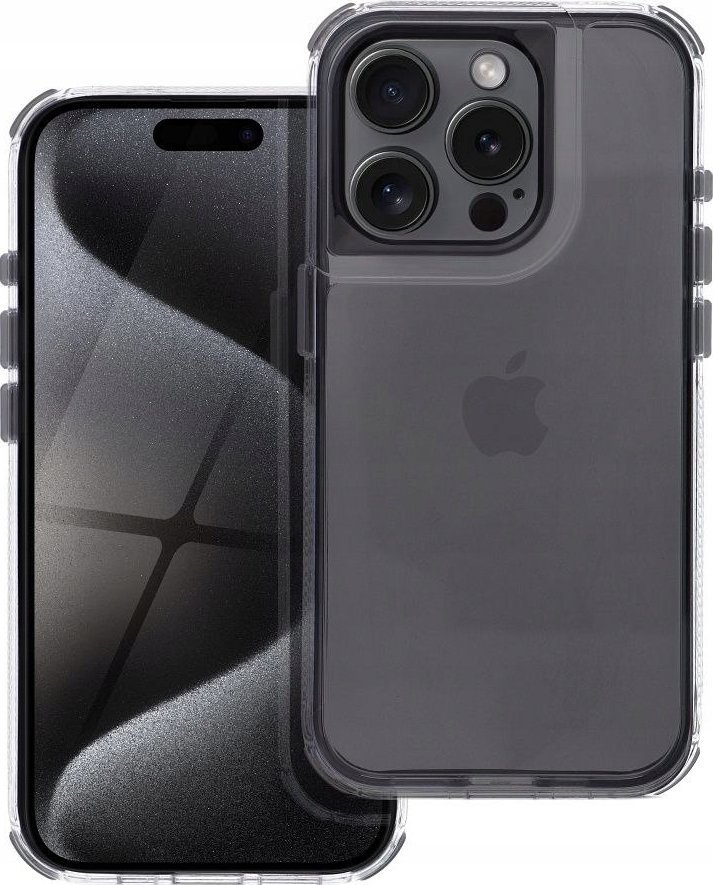OEM Futerał MATRIX CLEAR do IPHONE 16 Pro czarny 1