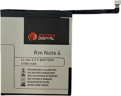 Bateria Extra Digital Baterija Xiaomi Redmi Note 4 1