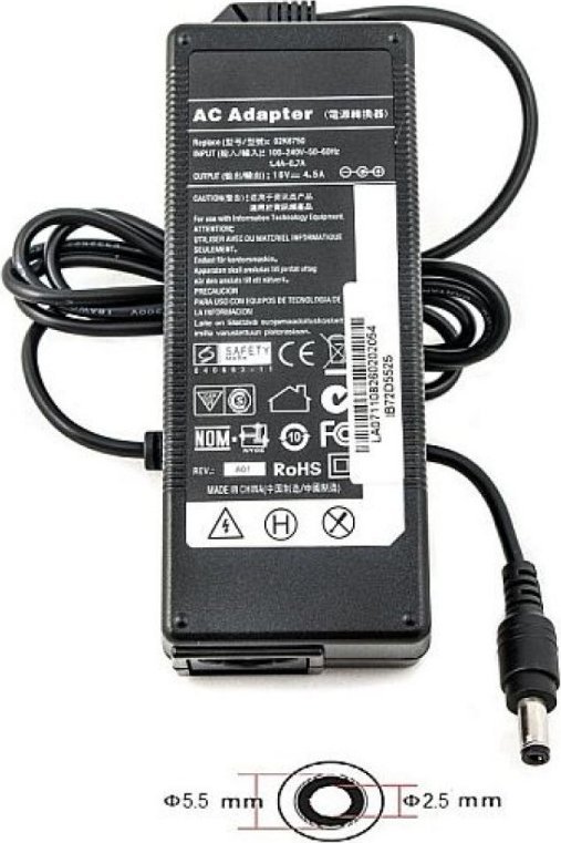 Zasilacz do laptopa Extra Digital Extra Digital Nešiojamo kompiuterio įkroviklis LENOVO 72W: 16V, 4.5A 1