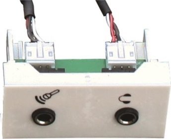 Adapter AV FULL F22 2x Mini Jack Module. F/F. 1