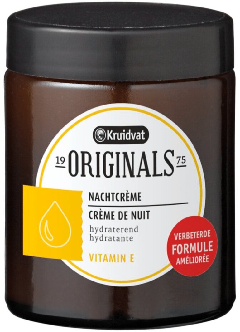Merkloos Kruidvat, Originals, Vitamin E, Hydrating, Night, Cream, 100 ml For Women 1