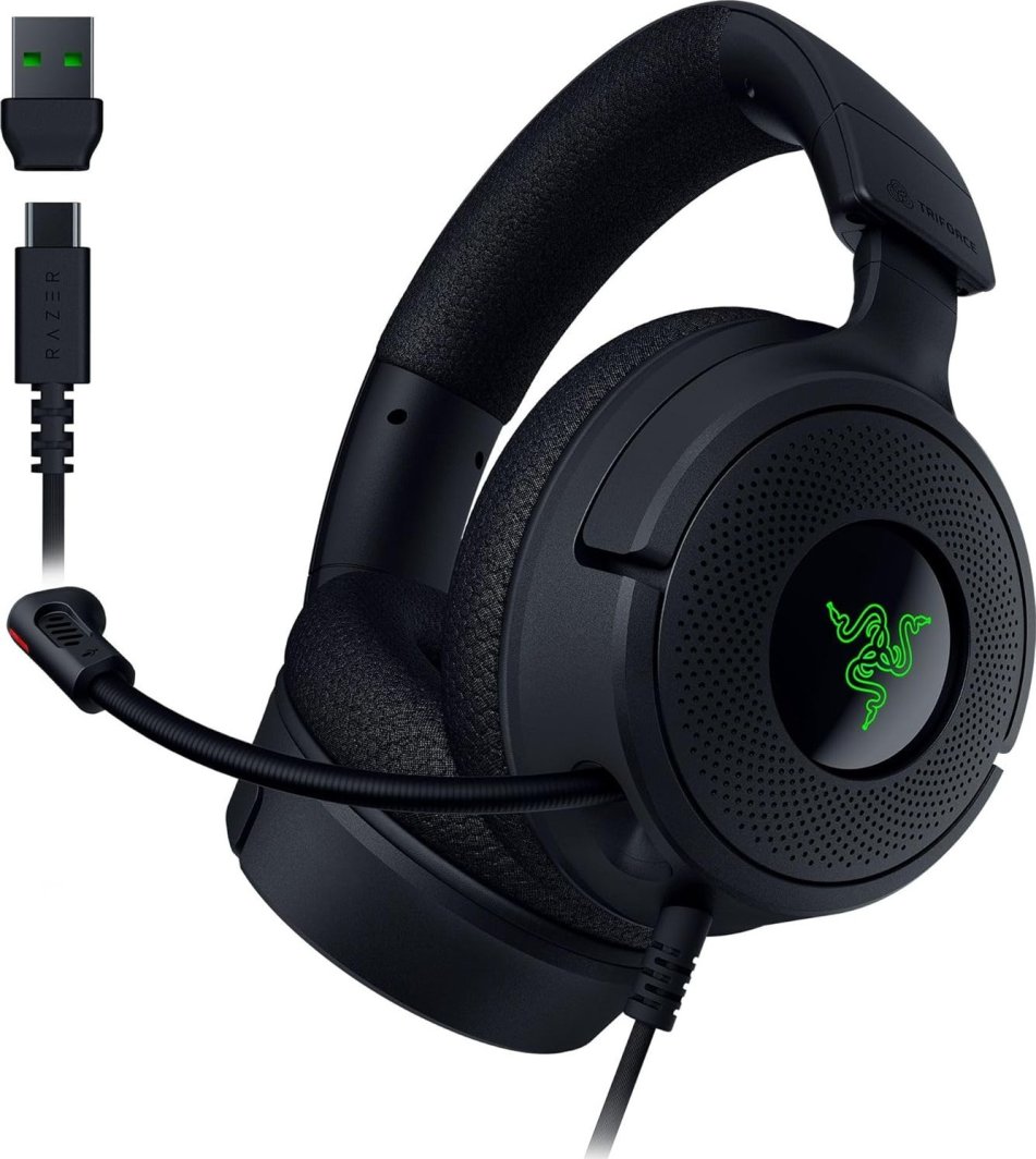 RAZER　KRAKEN　V4 Razer Kraken V4 X Czarne (RZ04-05180100-R3M1) - Słuchawki - Morele.net