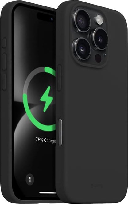 Crong Crong Color Cover Magnetic - Etui iPhone 16 Pro Max MagSafe (czarny) 1