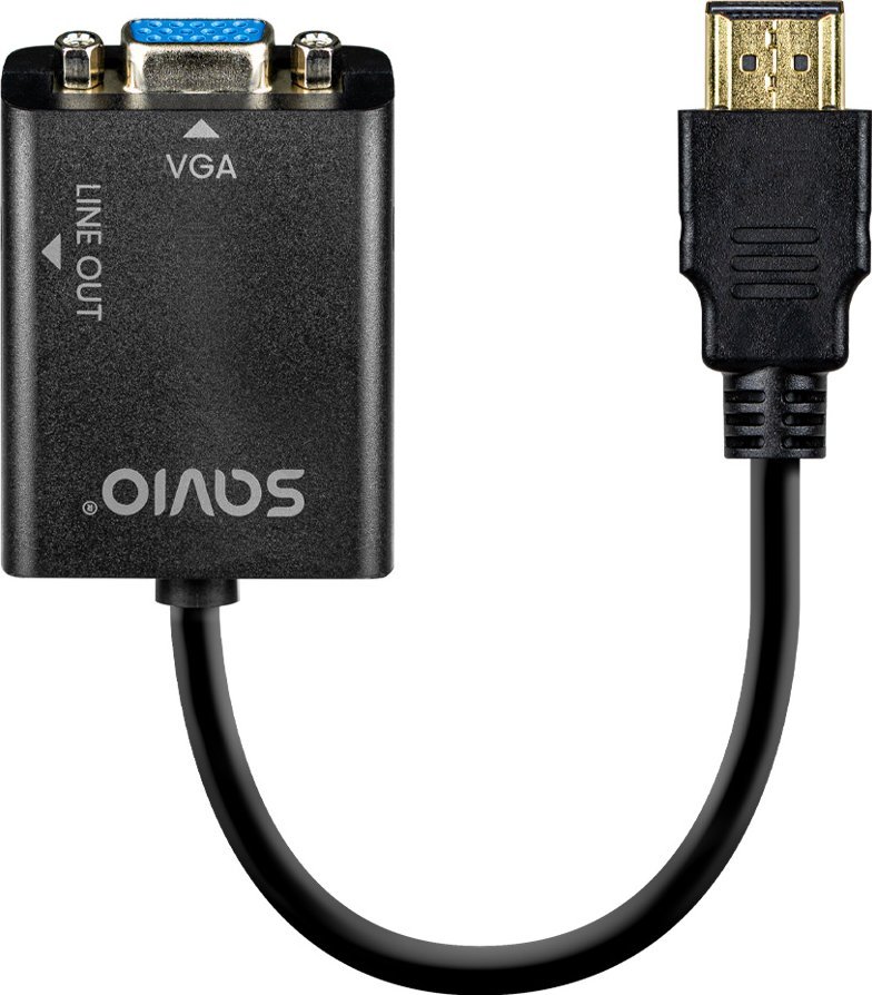 Adapter AV Savio Kabel adapter HDMI-VGA Savio AK-76 1