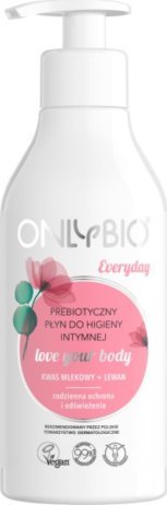 Alkotest ONLYBIO_Everyday prebiotyczny płyn do higieny intymnej Kwas Mlekowy &amp; Lewan 250ml 1