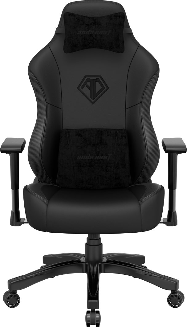 Fotel Anda Seat Fotel gamingowy skórzany Anda Seat Phantom 3 L czarny obrotowy 1
