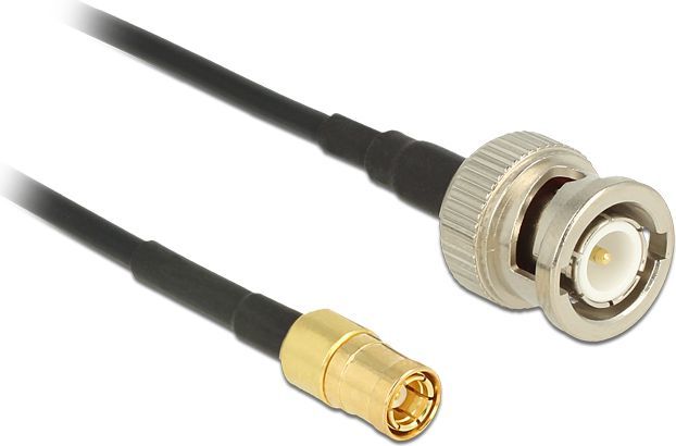 Kabel Delock BNC - SMB 2m czarny (12497) 1