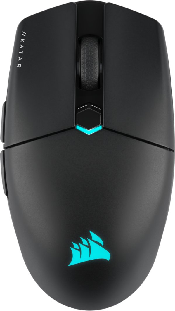 Mysz Corsair Corsair | Pelė žaidimams | KATAR ELITE | su laidu/wireless | Juodas 1