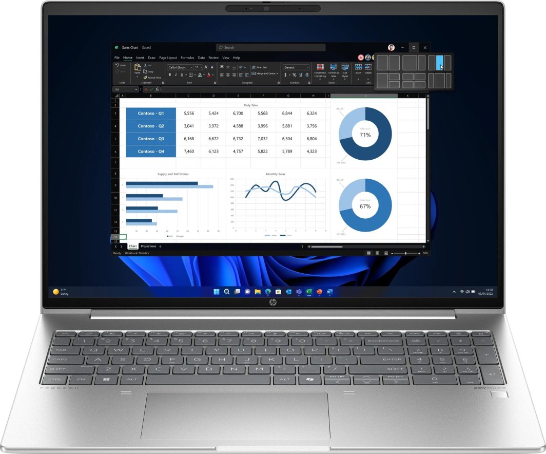 ProBook 460 G11 Ultra 7 155H / 16 GB / 512 GB / W11 (A38DQET) / 32 GB RAM / 512 GB SSD PCIe / Windows 11 Home 1