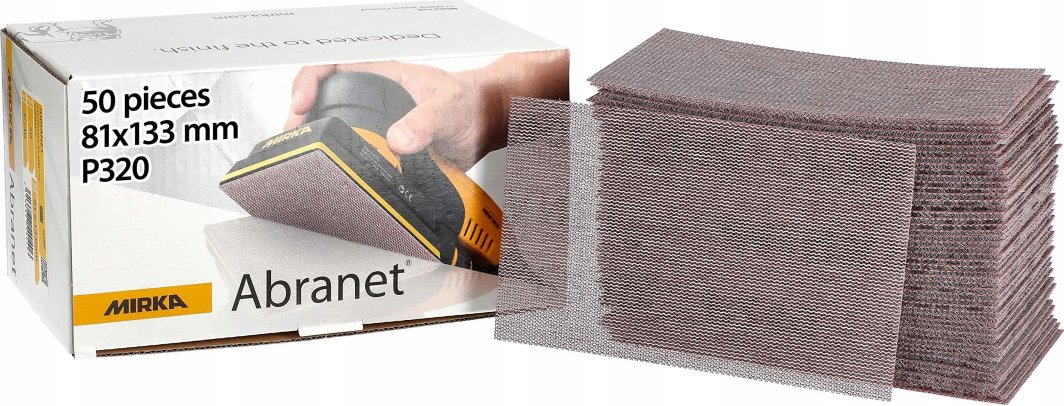 Szlifierka Sourcing MIRKA ABRANET ABRASIVE MESH 81x133 P400/100 pcs 1
