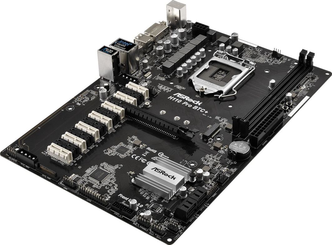 マザーボード H110 pro BTC+ Amazon | ASRock H110 Pro BTC+ 13GPUマイニングマザーボード