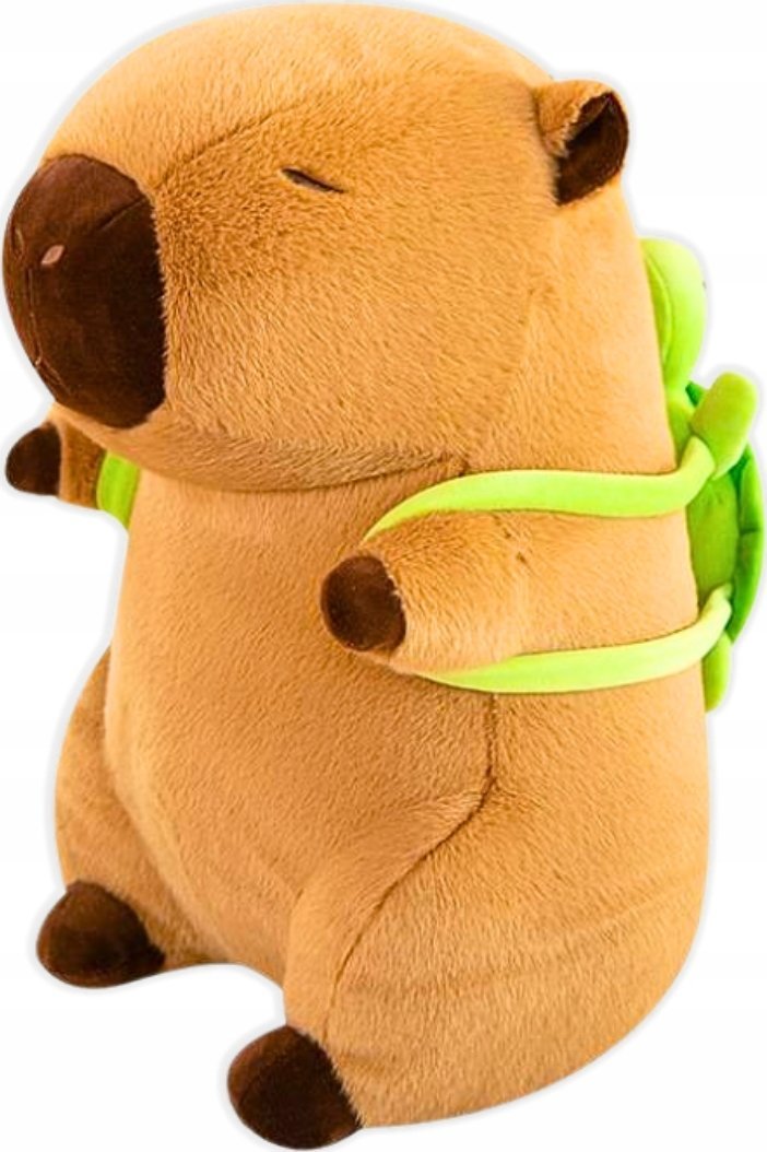 Plush Maskotka Pluszowa Pluszak Kapibara Capybara Z Plecakiem Przytulanka 23 Cm 1
