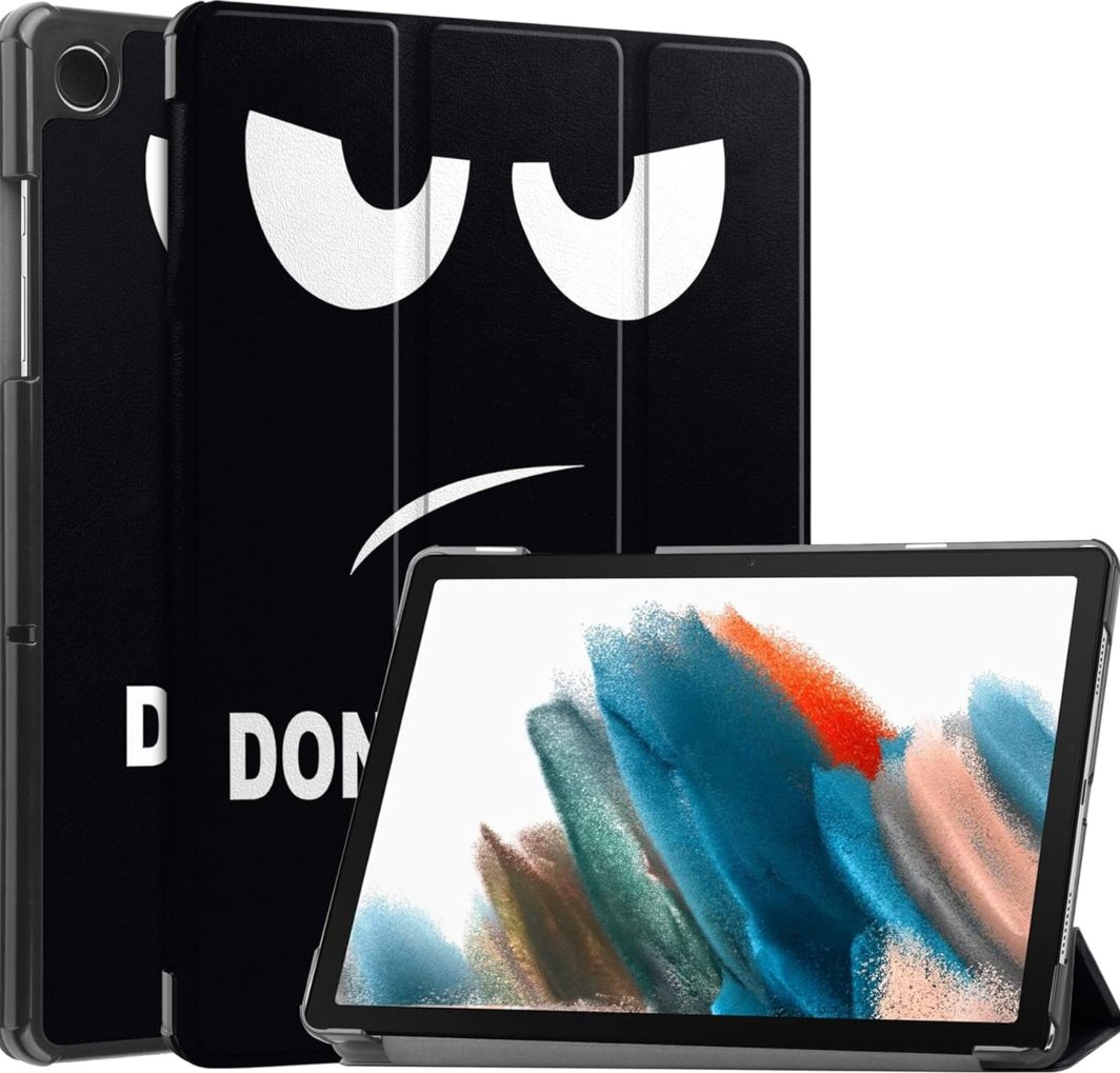 Etui na tablet Alogy Etui do Samsung Galaxy Tab A9+ Plus 2023 11" (X210/X215/X216) obudowa z klapką na tablet Slim Case Alogy Don't touch me czarne 1