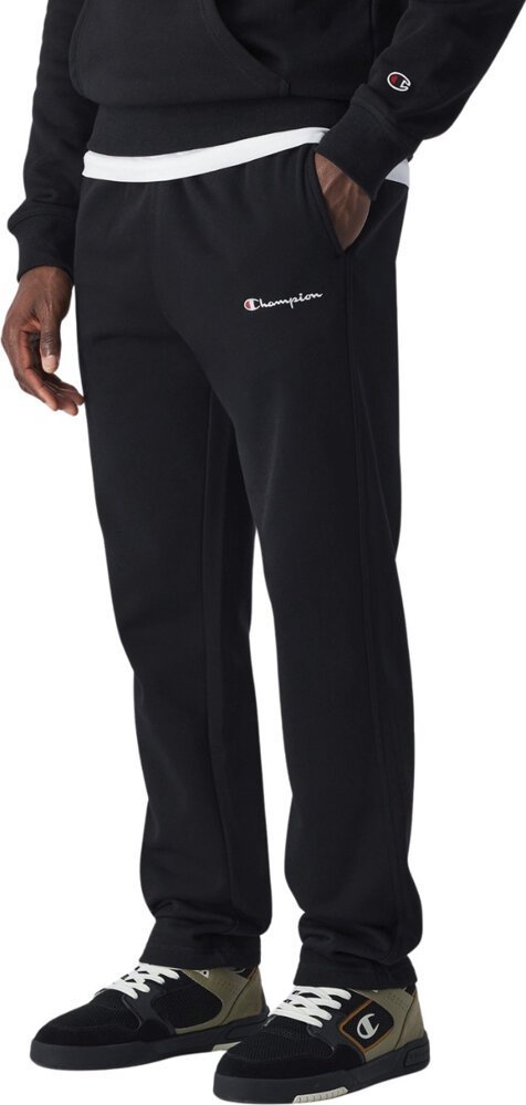 Champion Spodnie dresowe joggery męskie Champion Straight Hem czarne 220294 KK001 S 1